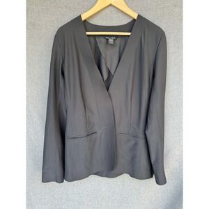 ATHLETA Avenue Blazer  12  Black Jacket #982816 Pockets